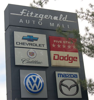 Fitzgerald Automall Sign
