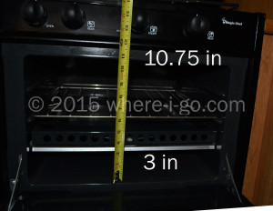 Interior Height of RV Oven