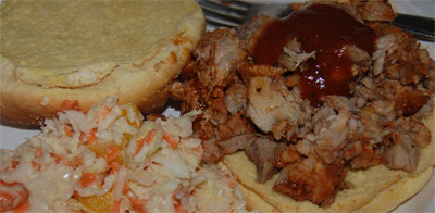 Carolina Pork Sandwich with Stubb’s Bar-B-Q Sauce